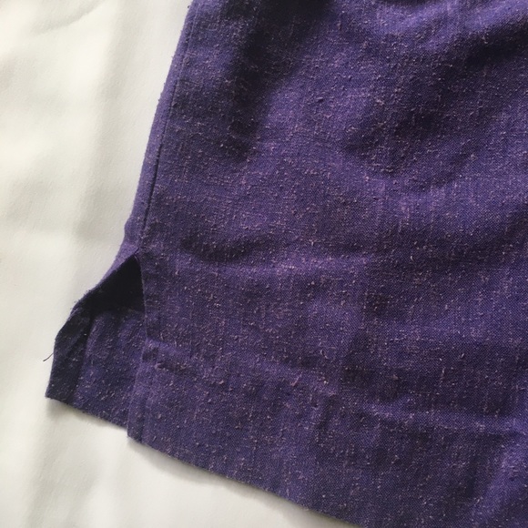Handmade Purple Mini Shorts - Picture 3 of 5